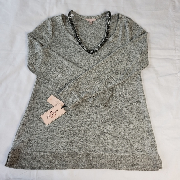 3 for 30$🔥 NWT Juicy Couture Long Sleeve Pullover - Picture 4 of 7